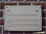 <font color="red"><font size="+1">Panneau didactique - Capelle de Beaumont - 1859</font></font>