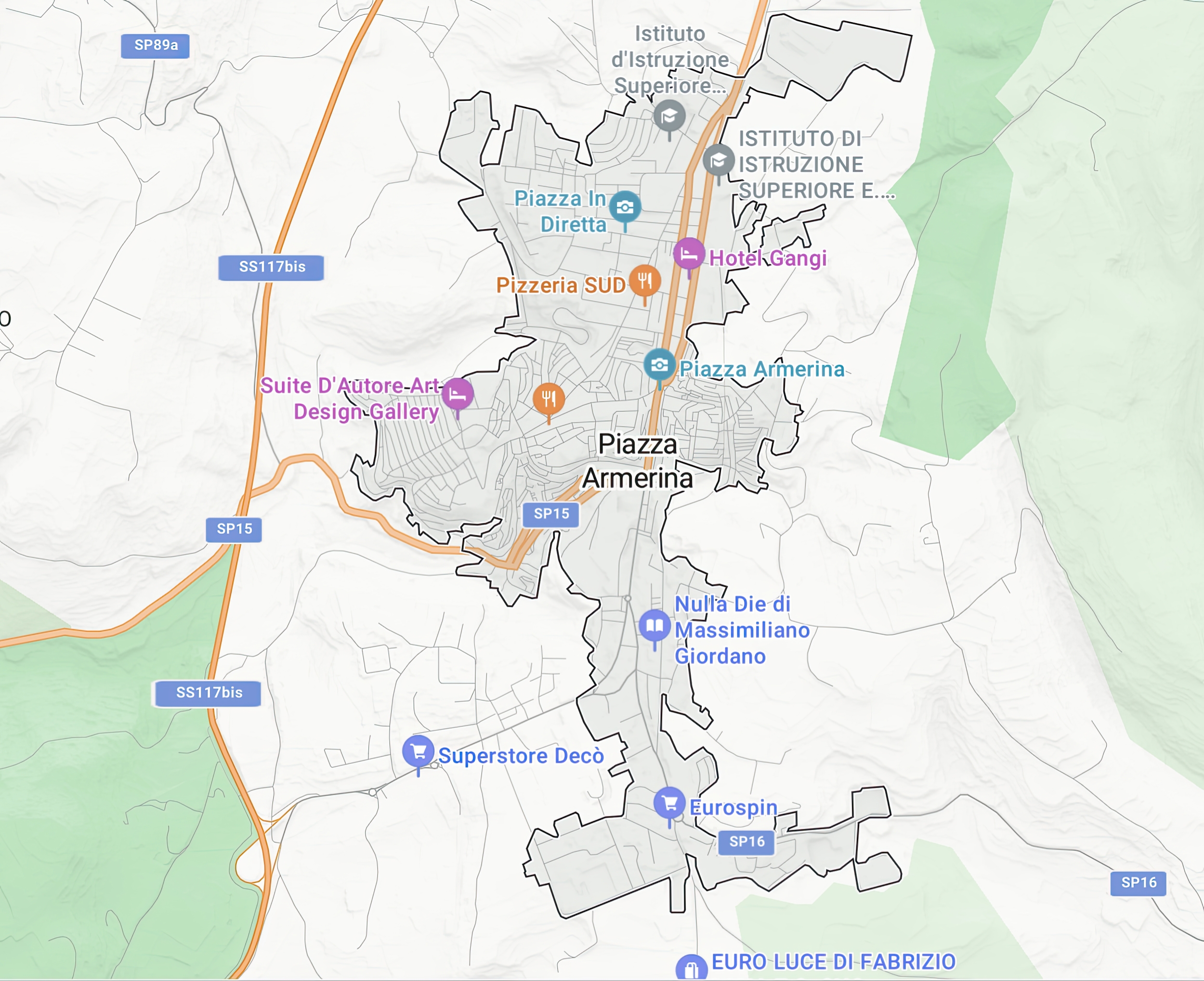 Miniature Plan Piazza Armerina